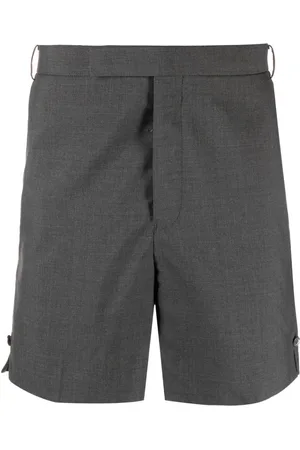 Thom Browne Concealed-fastening wool tailored shorts