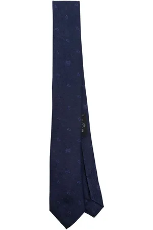 Etro Paisley patterned-jacquard silk tie