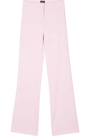 Pinko Crepe high-waist flared trousers