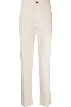 Etro Press-crease cotton trousers