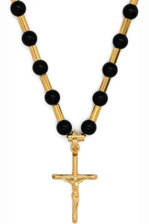 Dolce & Gabbana DNA crucifix-pendant necklace