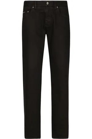 Dolce & Gabbana Five-pocket straight-legged jeans