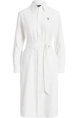 Ralph Lauren Cory Polo Pony-embroidered shirtdress