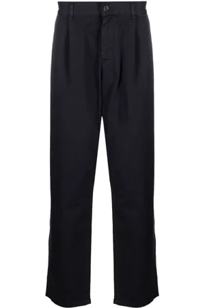 Missoni Logo-embroidered mid-rise chinos