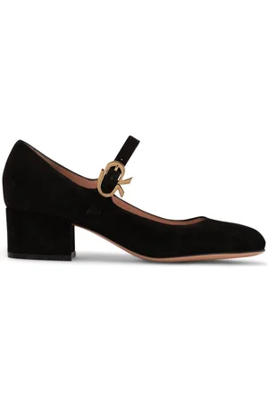 Gianvito Rossi 45mm Mary Ribbon suede pumps