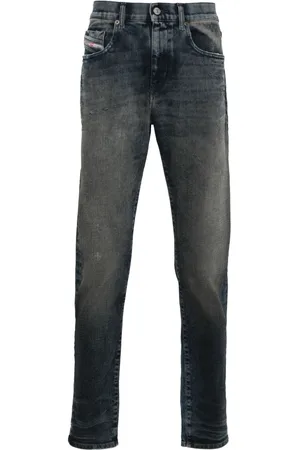 Diesel 2019 D-Strukt mid-rise slim-cut jeans