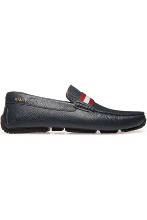 Bally Pilot Driver in Grained Leather wide foot morphology