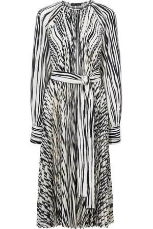 Proenza Schouler Carol stripe-print pleated dress