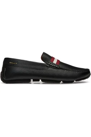 Bally Pilot Driver in Grained Leather wide foot morphology