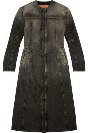 Diesel De-Sy-S collarless denim coat