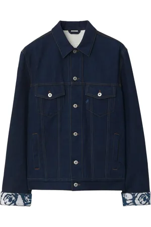 Burberry Logo-patch cotton denim jacket