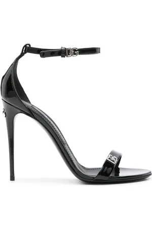 Dolce & Gabbana Logo-plaque patent sandals