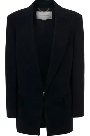 Victoria Beckham Peak-lapel wool-cashmere blazer