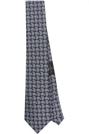 Etro Graphic-print silk tie
