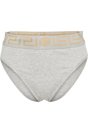 VERSACE Greca-waistband cotton briefs