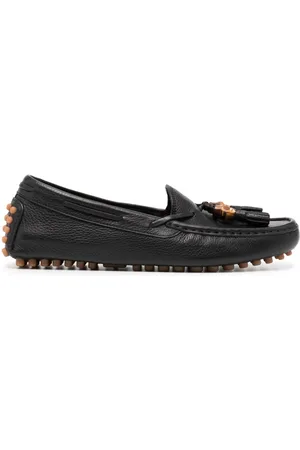 Gucci Tassel-detail leather loafers