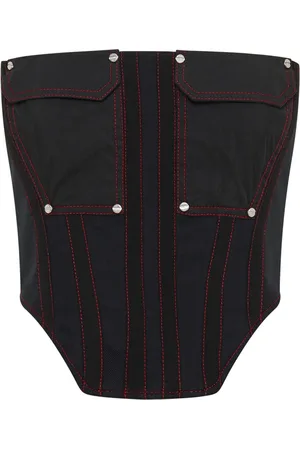 DION LEE Hongbao strapless corset top
