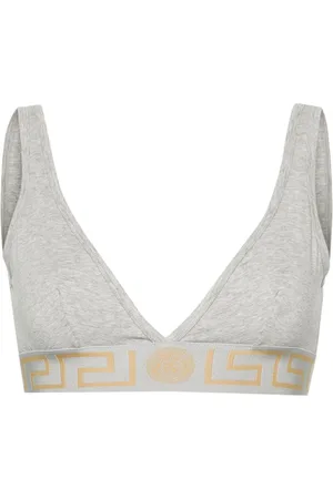 VERSACE Greca-underband triangle bra