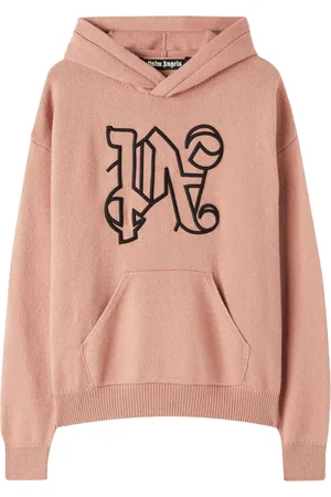 Palm Angels Monogram-embroidered zip-up hoodie