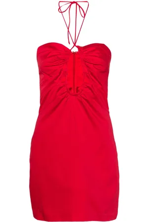 Cult Gaia Laura halterneck minidress