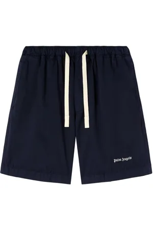 Palm Angels Logo-embroidered bermuda shorts