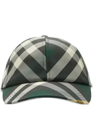 Burberry Check-pattern cotton cap