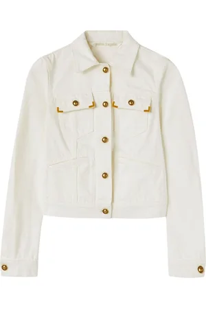 Palm Angels Spread-collar denim jacket
