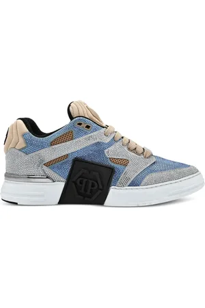 Philipp Plein Mix logo-patch sneakers