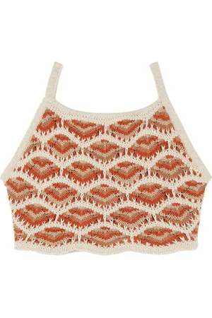 Alanui Hawa Mahal crochet-knit top