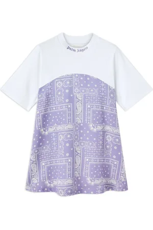 Palm Angels Astro Paisley T-shirt dress