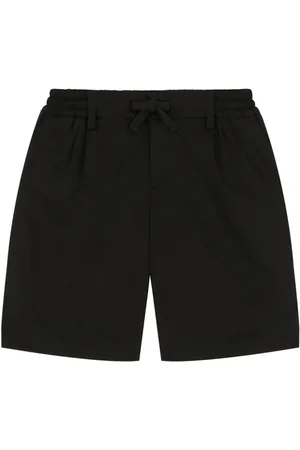 Dolce & Gabbana Logo-plaque cotton blend shorts