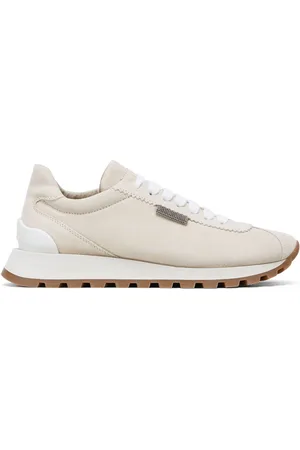 Brunello Cucinelli Monili-chain suede sneakers