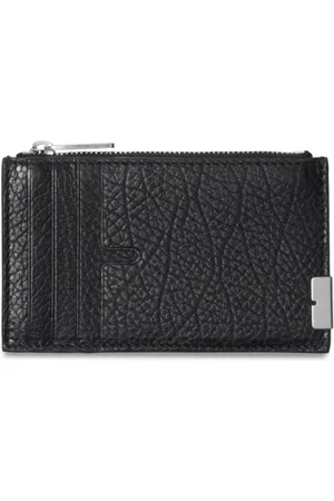 Burberry Logo-engraved leather wallet