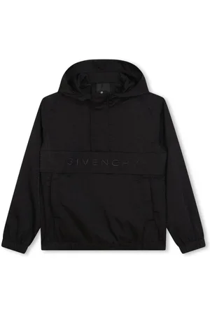 Givenchy Logo-embroidered hooded jacket