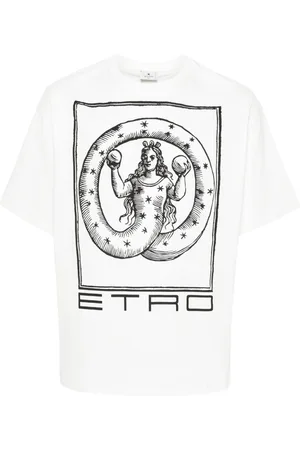 Etro Graphic-print cotton T-shirt