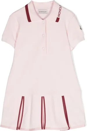 Moncler Logo-embroidered polo shirt dress