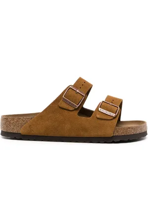 Birkenstock Arizona suede slides