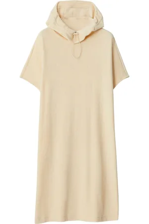 Burberry Towelling hooded cotton dress