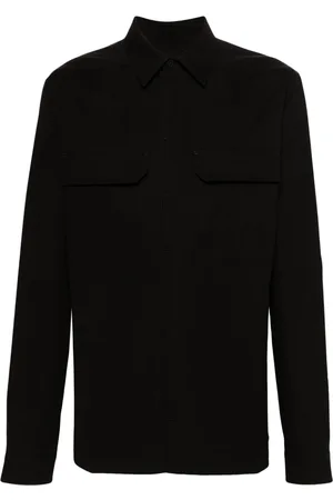 Rick Owens Chest-pocket organic-cotton shirt