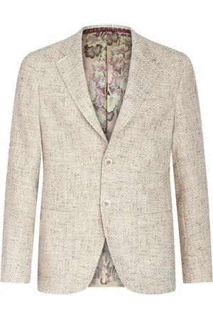 Etro Single-breasted bouclé blazer
