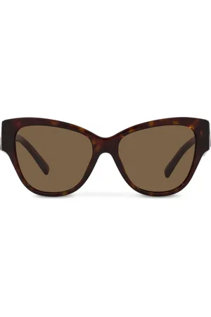 Dolce & Gabbana Tortoiseshell-effect butterfly-frame sunglasses