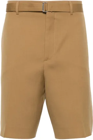 Lanvin Pressed crease wool shorts
