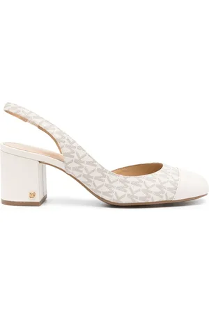 Michael Kors 70mm monogram-print leather pumps