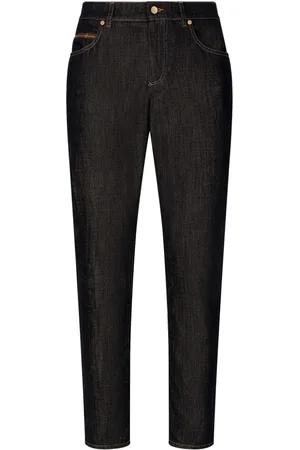 Dolce & Gabbana Logo plaque straight-legged jeans
