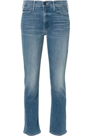 Mother Dazzler mid-rise cropped jeans