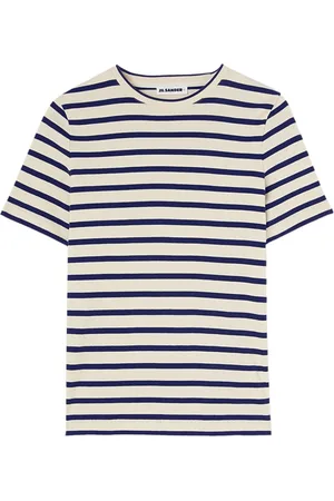 Jil Sander Striped cotton T-shirt