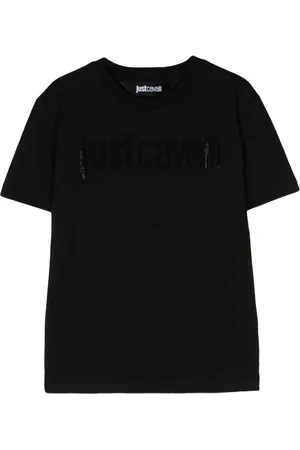 Roberto Cavalli Rhinestone-embellished cotton T-shirt