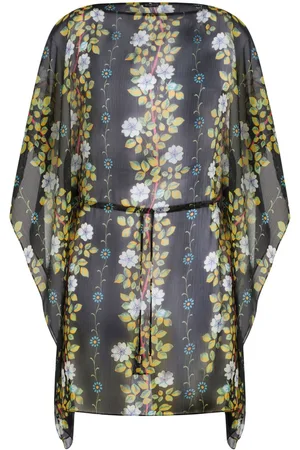 Etro Floral-print kaftan minidress