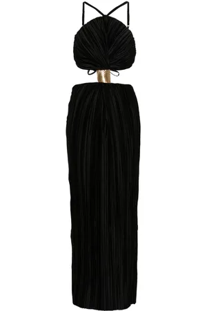 Cult Gaia Mitra pleated gathered gown