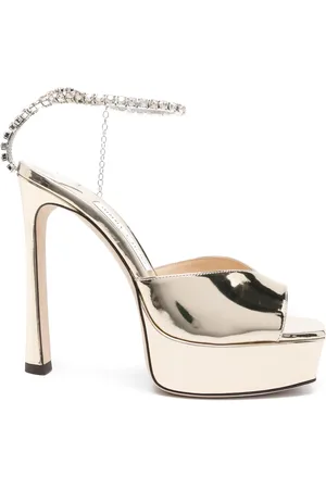 Jimmy Choo Saeda 125mm leather sandals